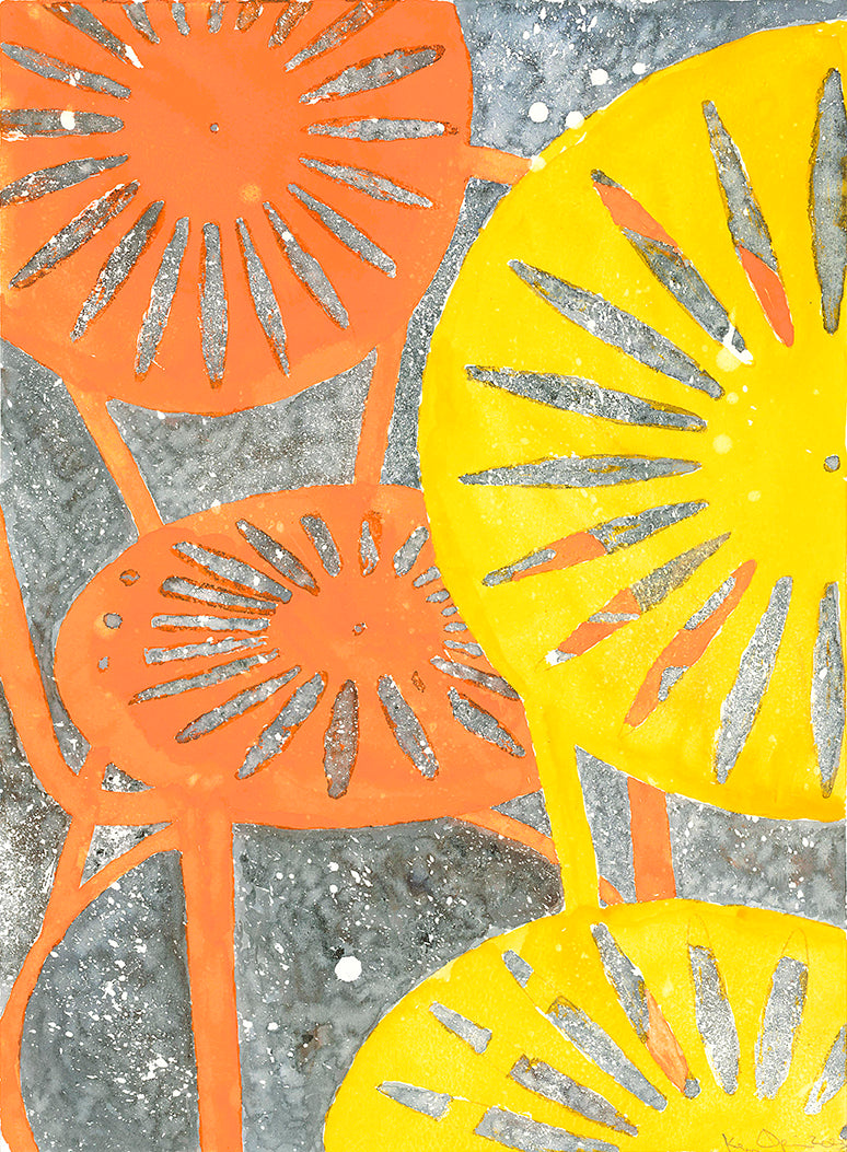 Orange and Yellow Chairs